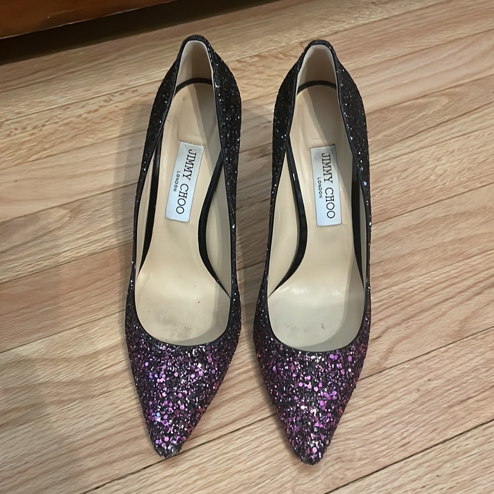 Gorgeous sparkly Jimmy Choo heels